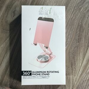 Modern Touch Pink Aluminum Phone Stand